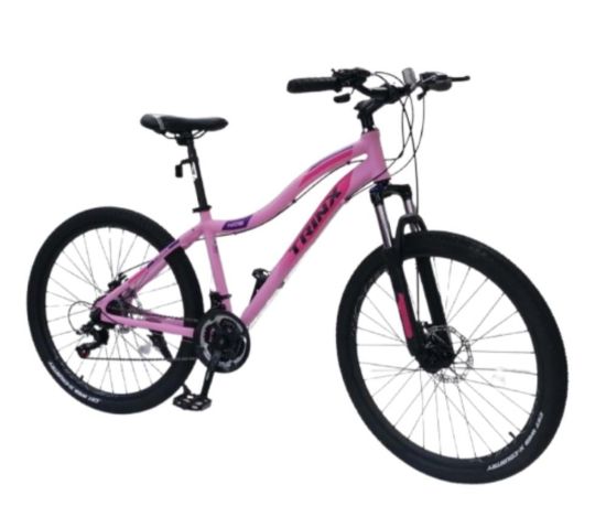 صورة دراجة بناتي هيكل المنيوم بكفرات مقاس 26 - بناتي